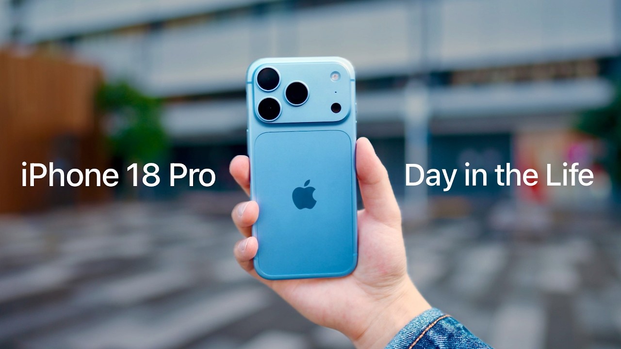 Один день с iPhone 18 Pro