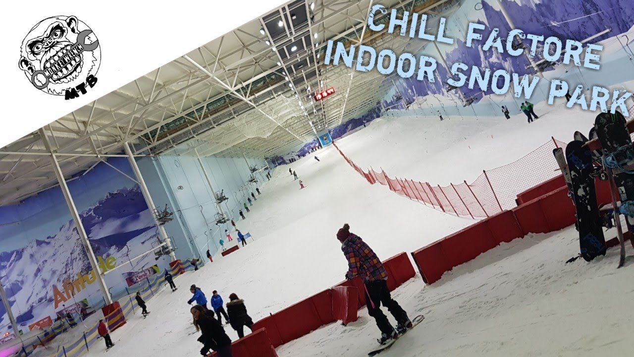Chill factore indoor snow park, Manchester / Snowboarding FUN!!