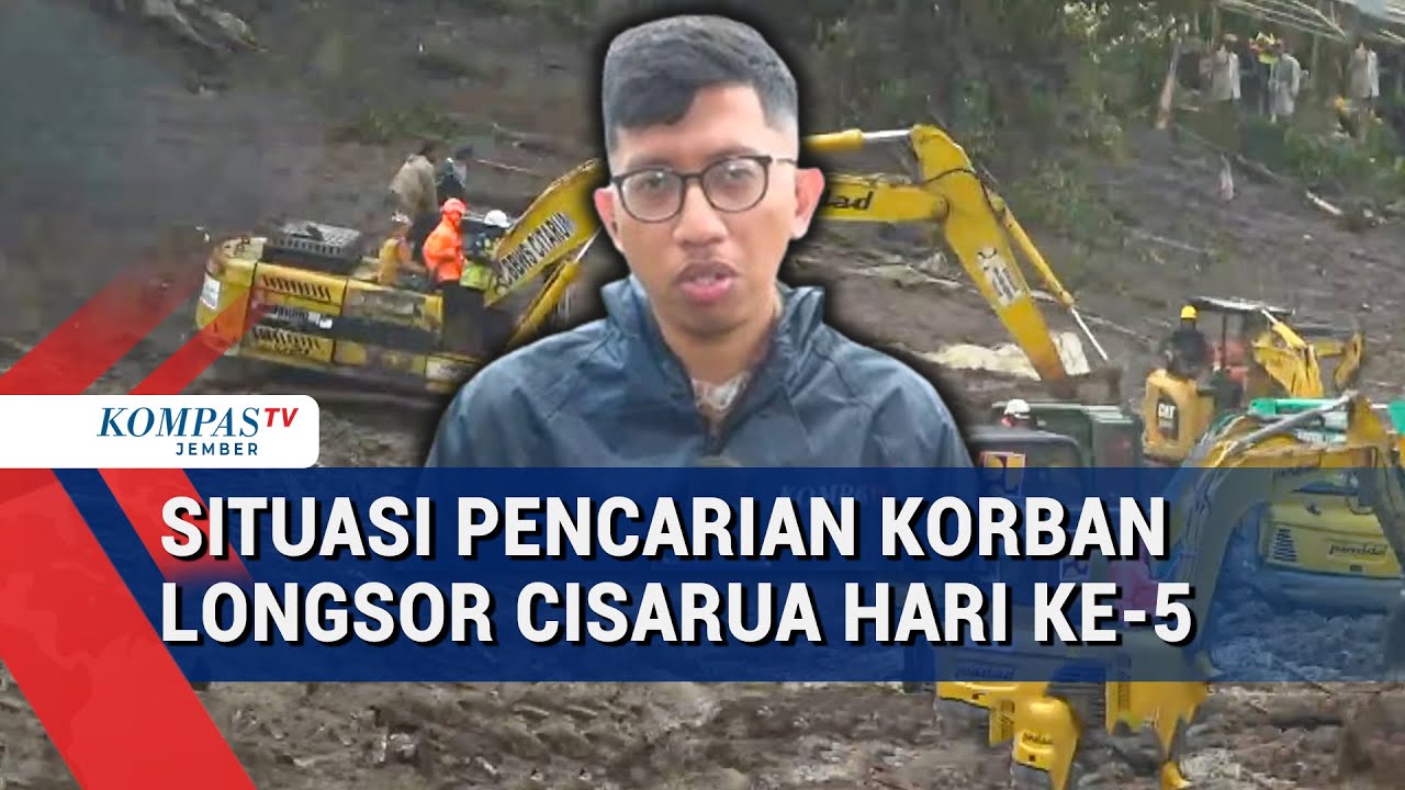 Update Longsor Cisarua Bandung: Pencarian Korban Dilakukan Manual dan Alat Berat
