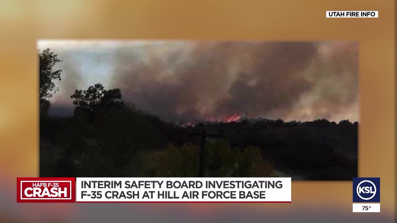 Hill F-35 pilot released from hospital, crash investigation underway