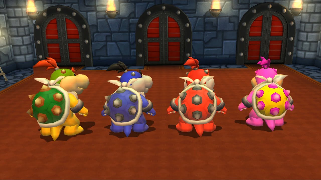 Mario Party 9 - All Survival Minigames - Bowser Jr. Party