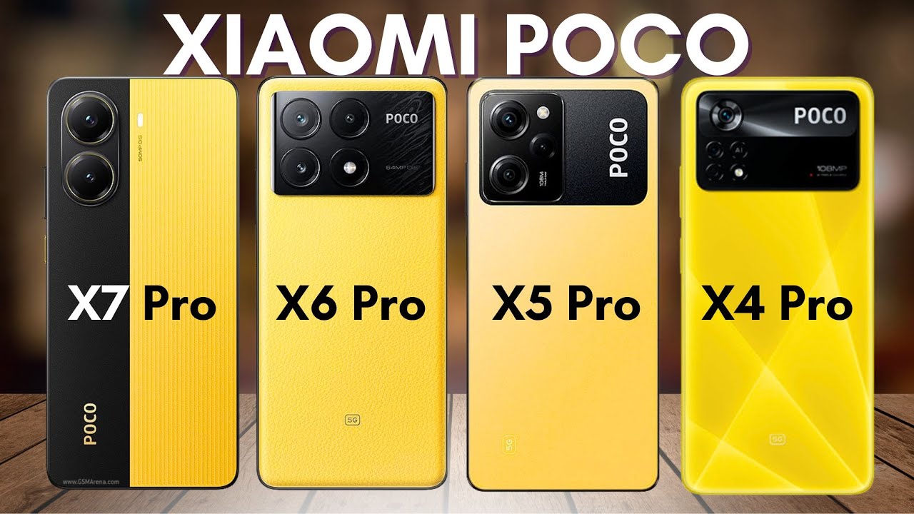 POCO X7 Pro vs X6 Pro vs X5 Pro vs X4 Pro Full Comparison | mrbossmike