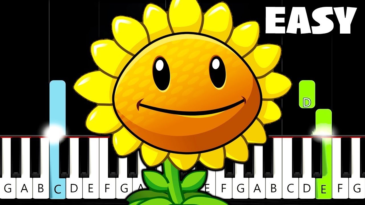 Graze the Roof (Plants vs. Zombies) - EASY Piano Tutorial
