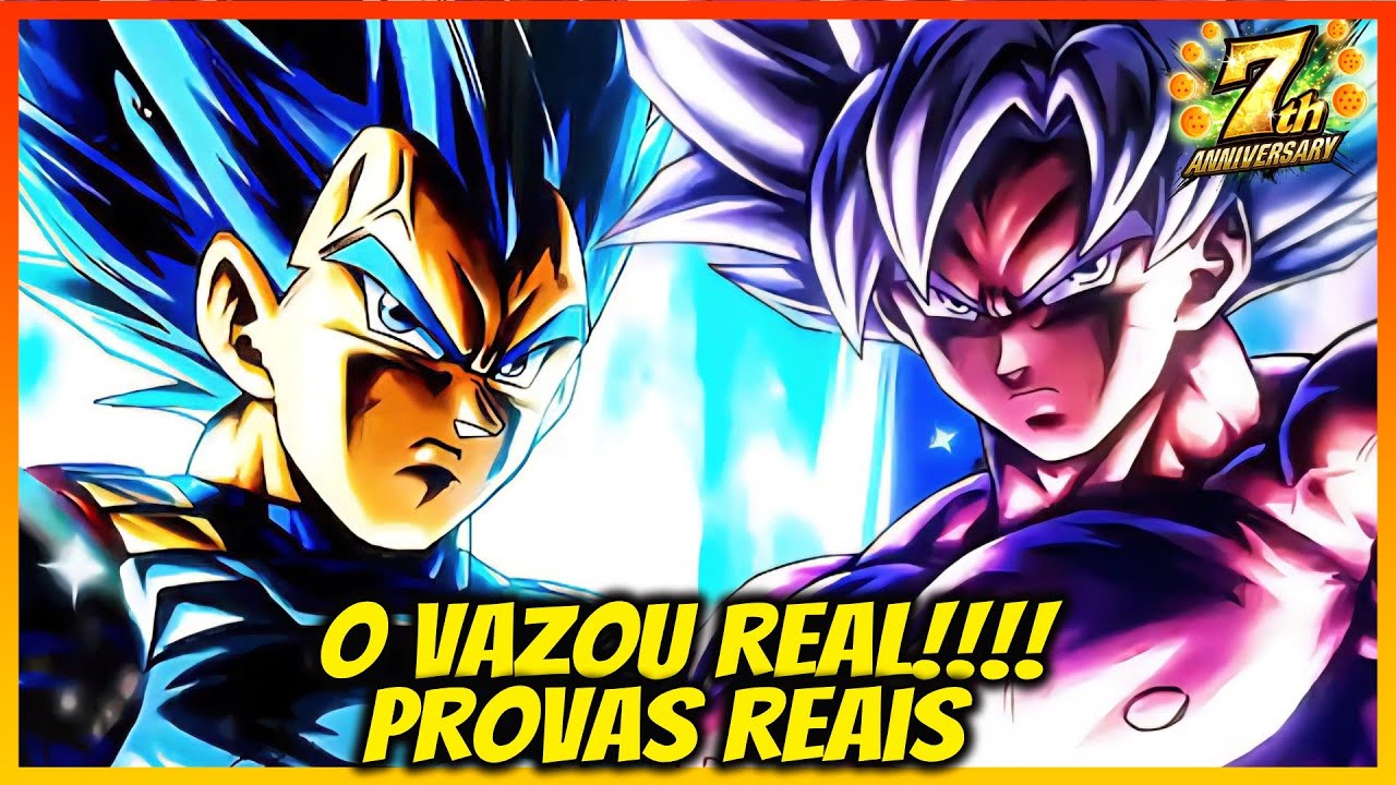 💥 7º Aniversário INSANO: Goku MUI & Vegeta EVO Vazam Antes da Hora! #dragonballlegends