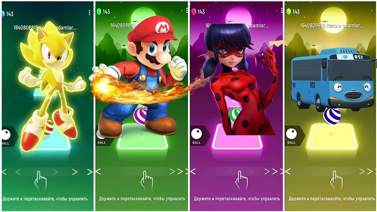 Sonic vs Tayo vs Mario — The Tiles Hop Battle That Broke The Internet!#TilesHop #Sonic #Mario #Tayo 