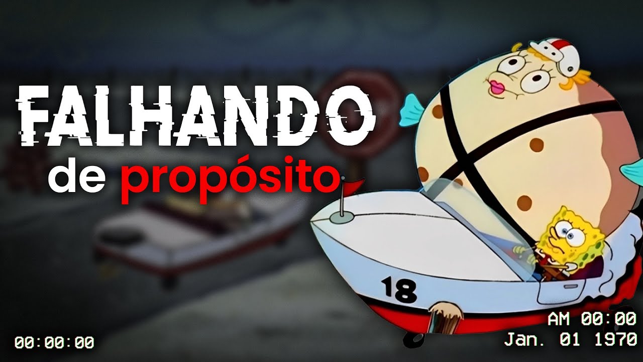 Por que o Bob Esponja NUNCA conseguiu tirar a habilitação? (Teoria Bizarra)