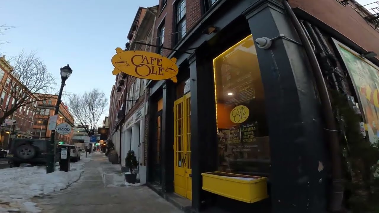 SUNRISE WALK in Leftover ICE & SNOW ❄️East on ARCH ST through Old City❄️Philadelphia PA ASMR [4K]