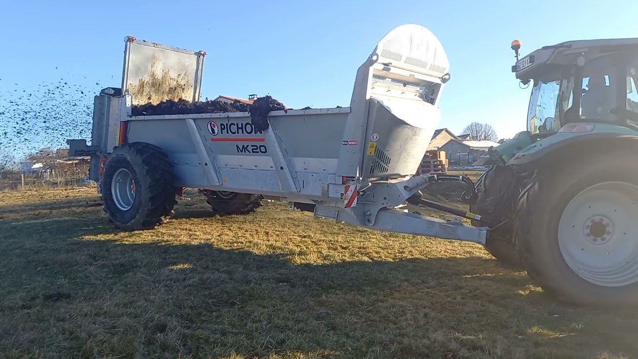 épandeur à fumier Pichon mk20