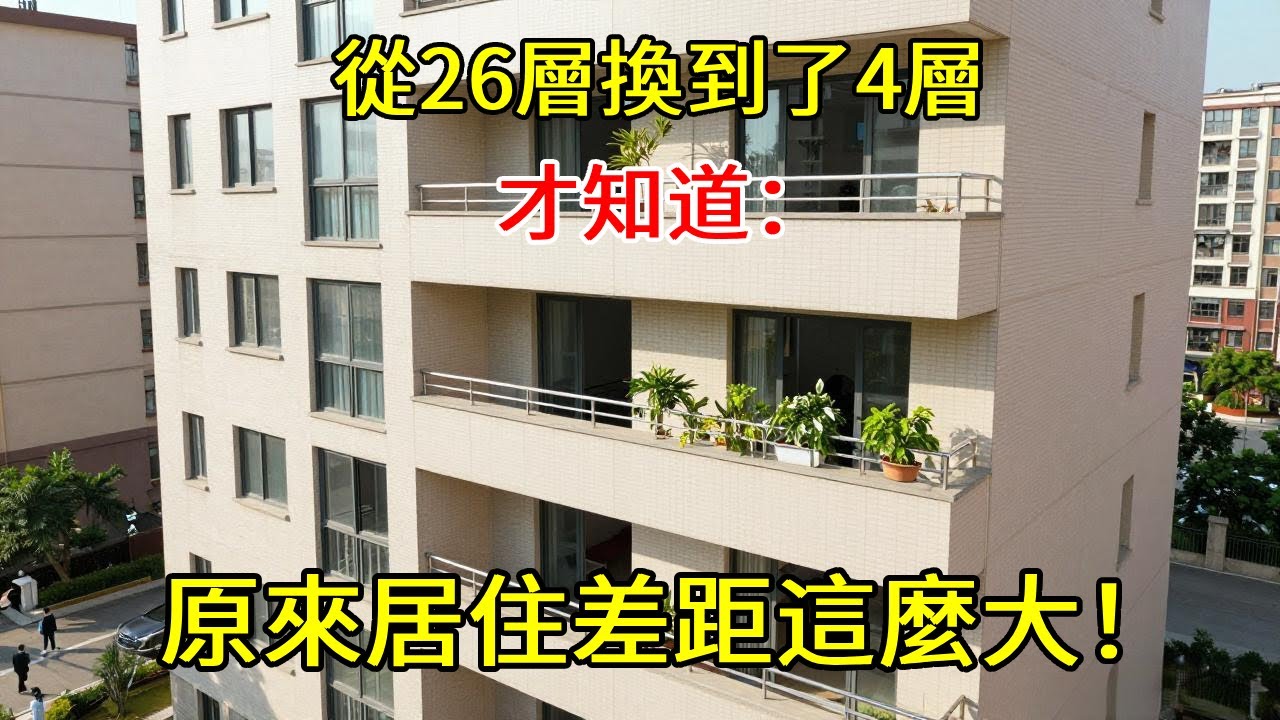 從26層換到了4層，我才知道：原來居住差距這麼大！【小東聊家裝  】 #買房 #樓層怎麼選 #真實居住體驗
