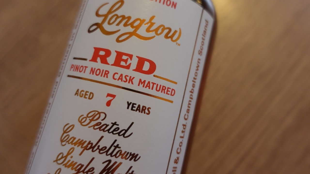 Longrow 7YO 2024 Pinot Noir Finish, 57.1% - Whisky Wednesday
