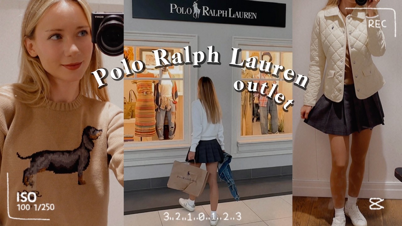 Polo Ralph Lauren Outlet 🍁 autumn shopping vlog