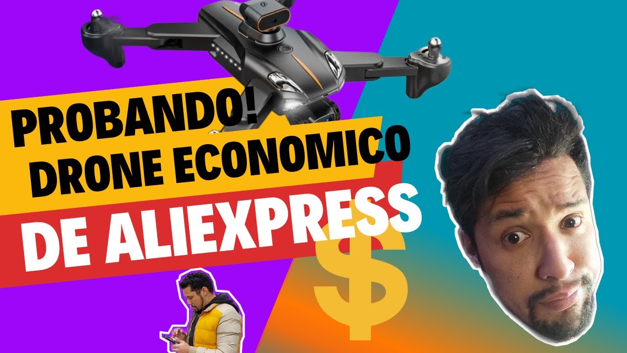 PROBANDO DRONE ECONÒMICO DE ALIEXPRESS