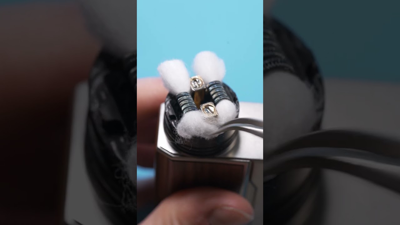 Wicking The Suicide RDA #vape #diy #asmr