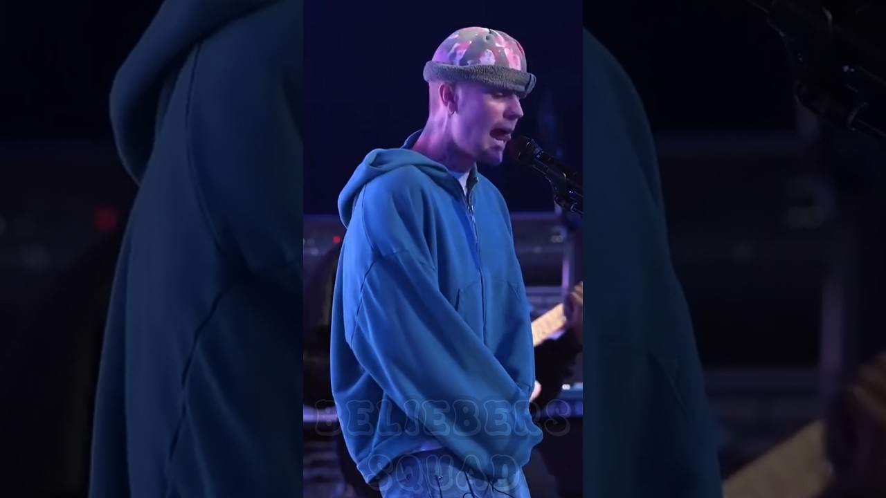 Джастин Бибер исполняет «Purpose» с группой We The в прямом эфире (13 ноября 2025 г.) 