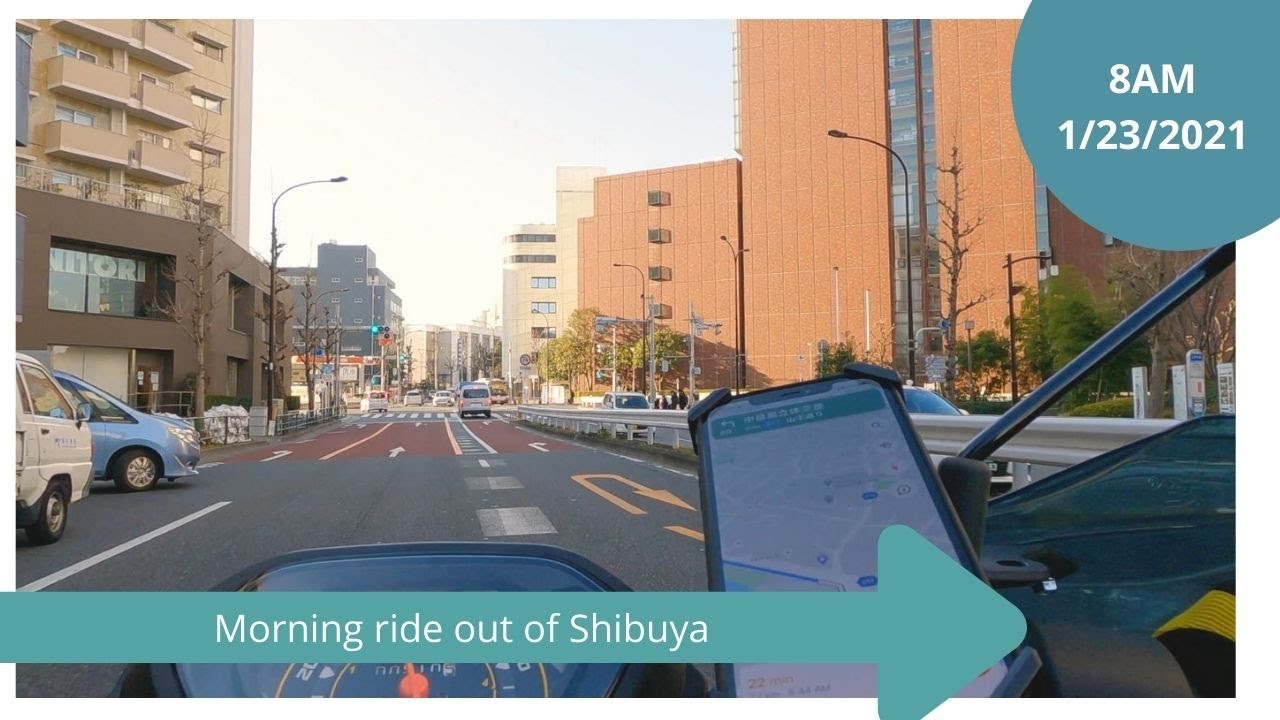 8am Drive from Shibuya -  January 23rd 2021
