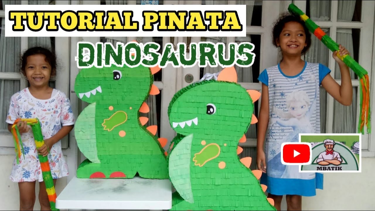 Cara membuat pinata dinosaurus sederhana