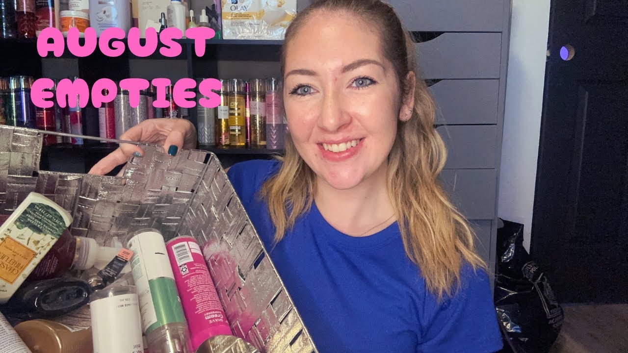 August Empties🤍bath and body works, hygiene, candles, etc.