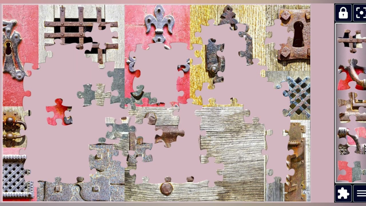 Collage of the Fragments old doors, France//jigsaw puzzles craft🧩🧩//Amazing puzzles Art 🧩🧩//