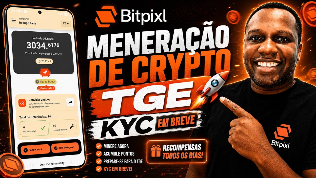 BITPIXL Exchange KYC Em breve TGE minera&ccedil;&atilde;o de crypto gratis 2026
