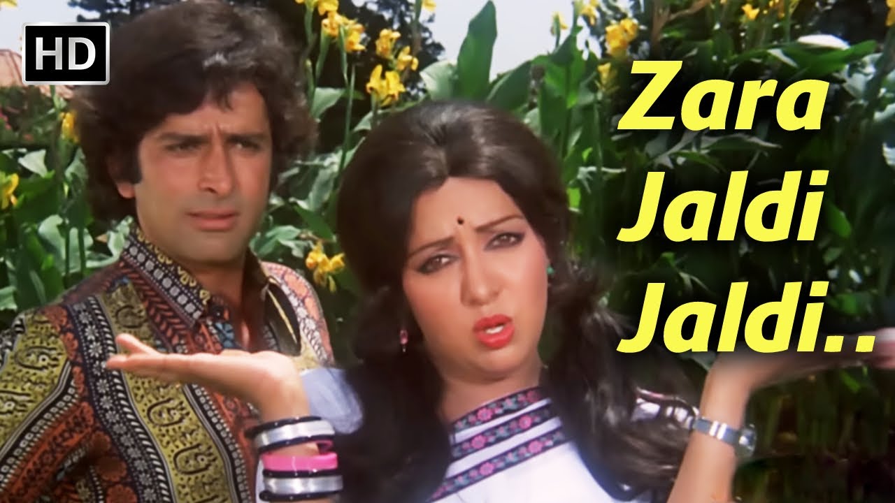 Zara Jaldi Jaldi (HD) | Aap Beati (1976) | Hema Malini | Shashi Kapoor | Lata Mangeshkar | Old Songs