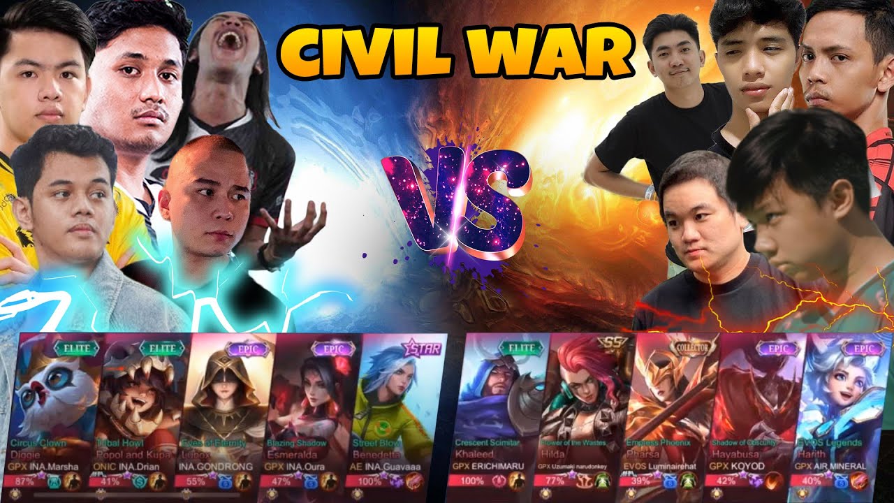 Tim OURA VS Tim DONKEY!! PERTANDINGAN HARGA DIRI Match 1 !! - Mobile Legends