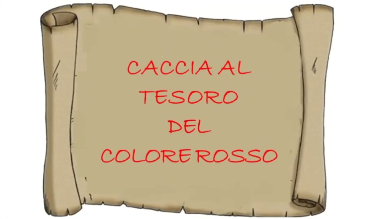 Caccia al tesoro del colore ROSSO con la maestra Paola