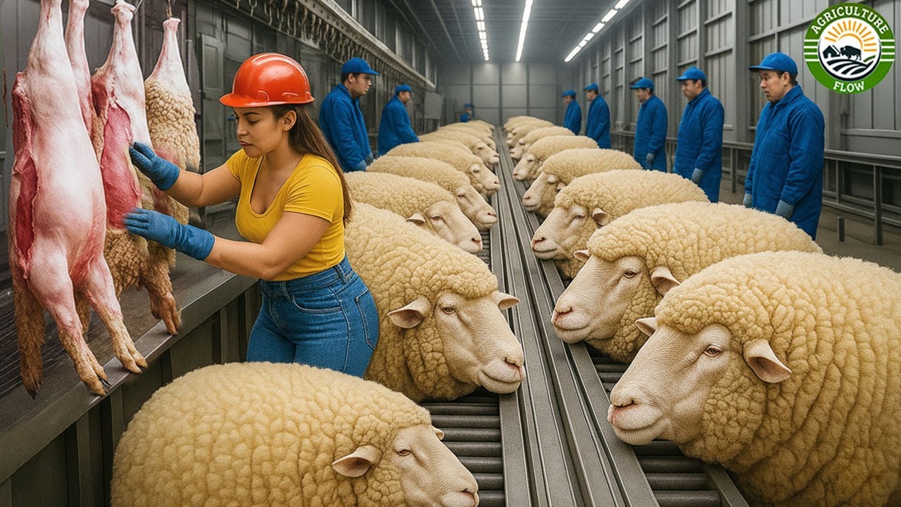 How Farmers Raise & Process Millions of Sheep - Inside the Incredible World’s Largest Factory