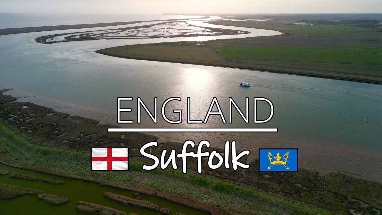 🏴󠁧󠁢󠁥󠁮󠁧󠁿 Suffolk, England - Aerial Tour in 4k - Travel in the UK