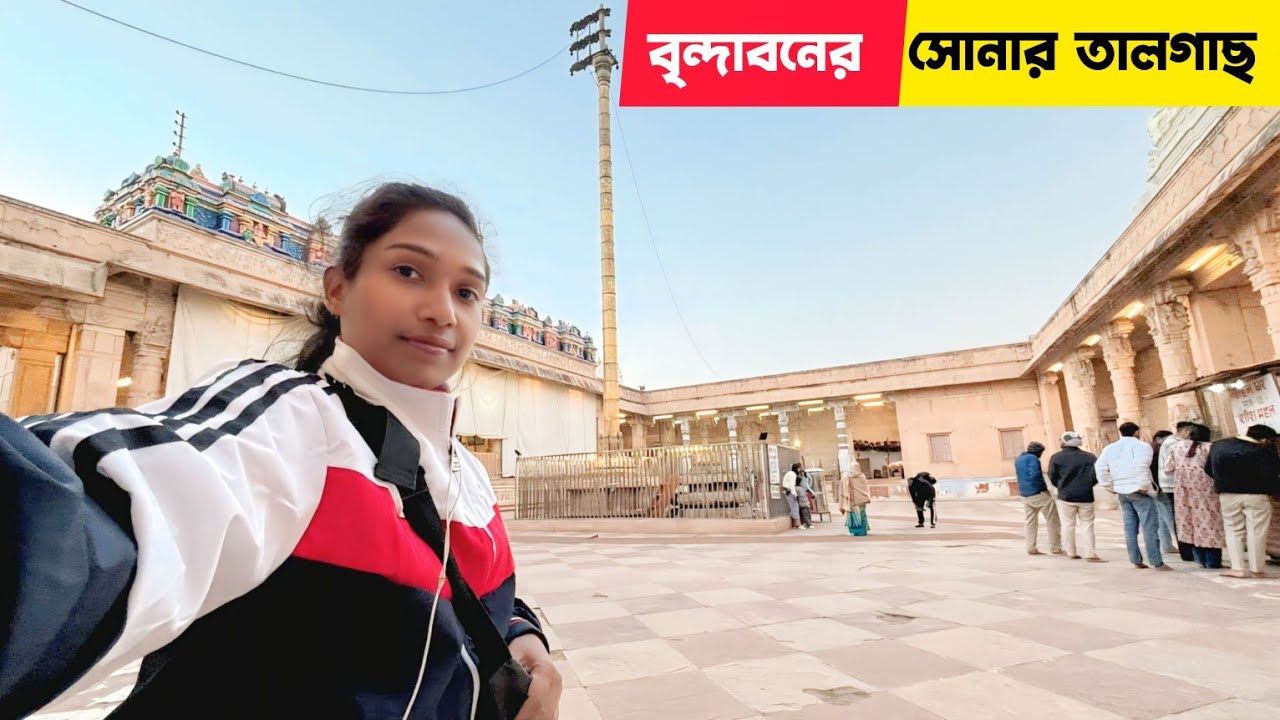 বৃন্দাবনের সোনার তালগাছ এবং নিধিবন দর্শন করলাম 