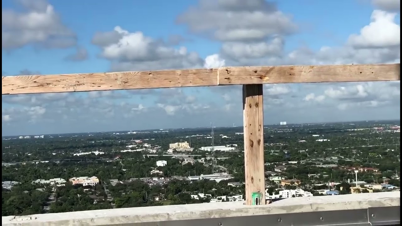 Old videos of me on top of a building, working at Florida, sunrise 