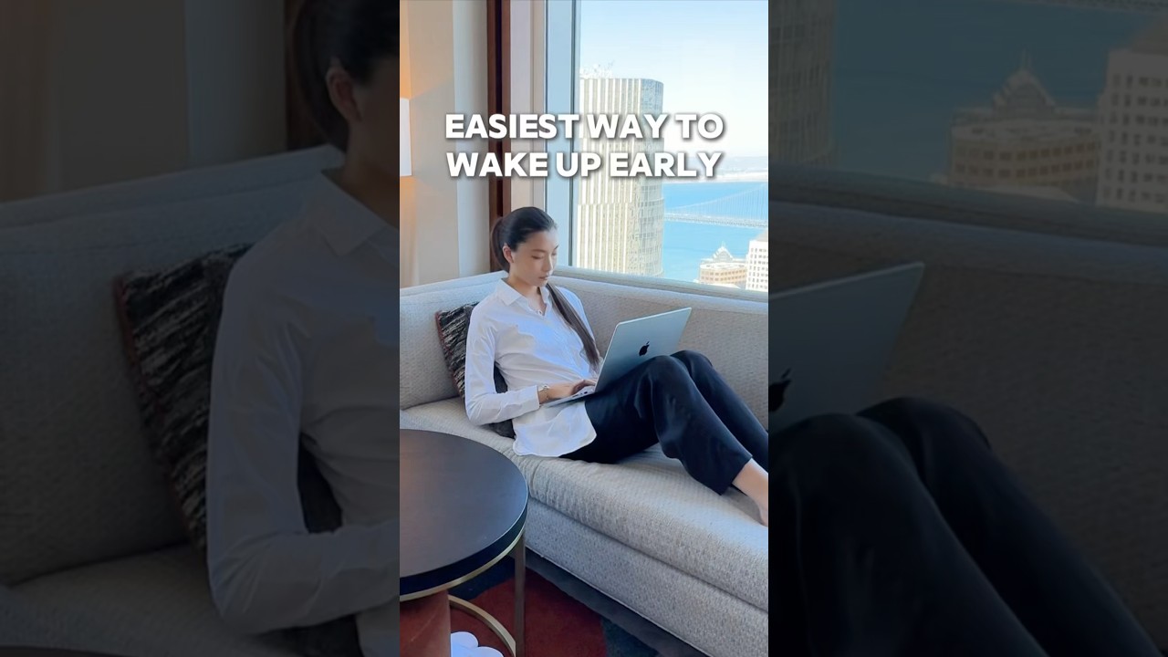 Easiest Way to Wake Up Early ‼️ #productivity #studytips #studywithme #college #discipline