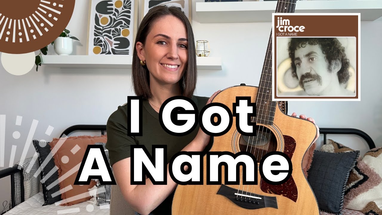 I Got A Name - Jim Croce Guitar Lesson Tutorial [Play Along & Intro Picking]