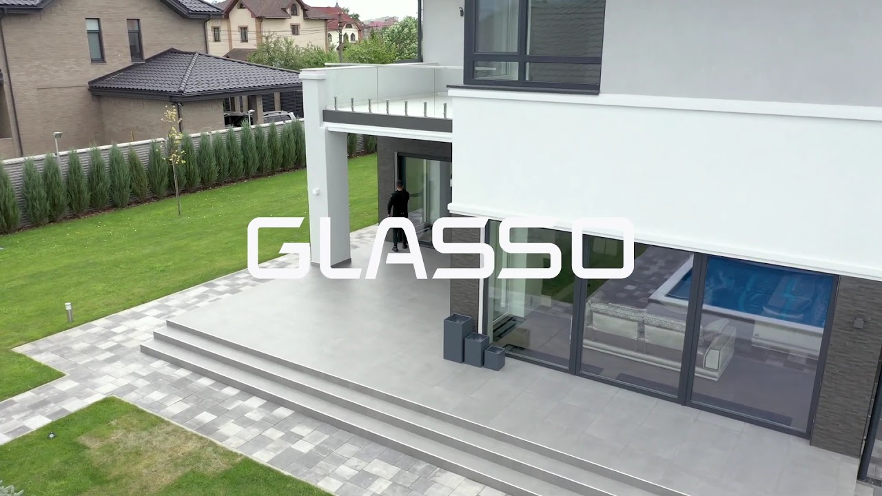 Алюмінієві розсувні двері GLASSO Aluprof | Сітка пліссе