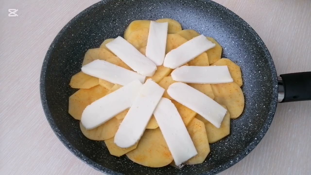 Çay Demlenene Kadar Hazır! 🧀🥔 5 Dakikada Kaşarlı Patates Kızartması | Kolay Kahvaltı Tarifi