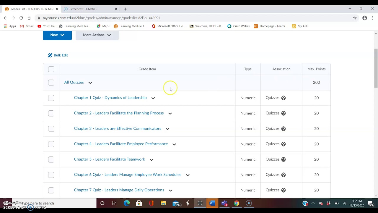 Brightspace D2L Help - How to drop the lowest or highest score in Brightspace
