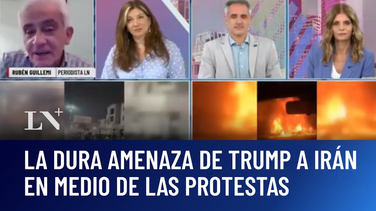 La dura amenaza de Donald Trump a Irán en medio de las protestas