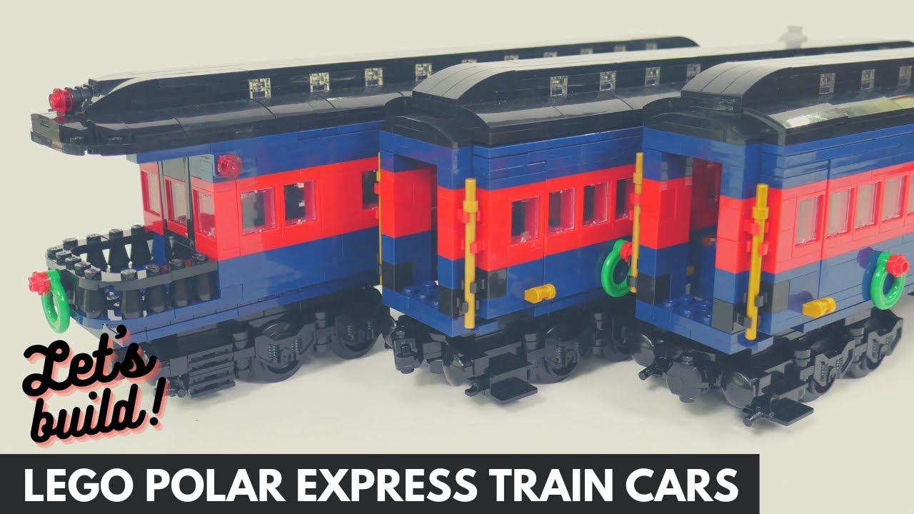 Let's build a LEGO Polar Express Train Cars