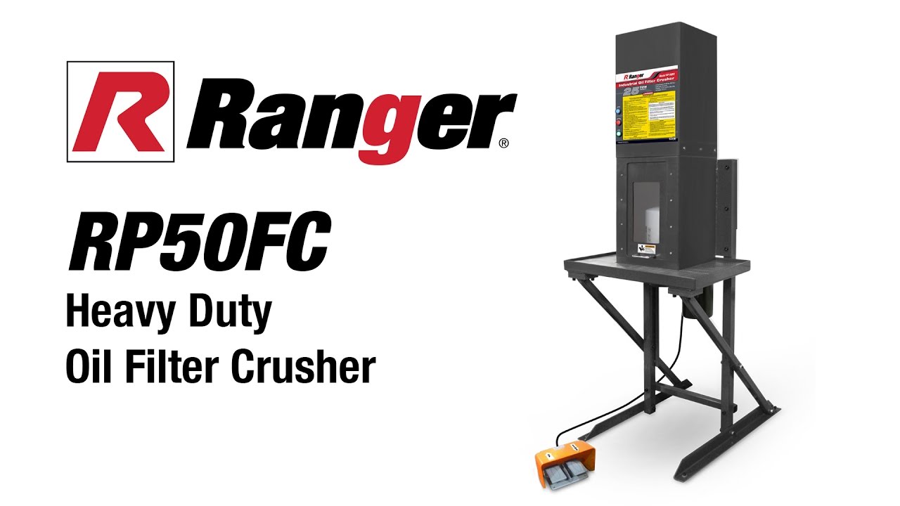 Ranger RP-50FC Oil Filter Crusher