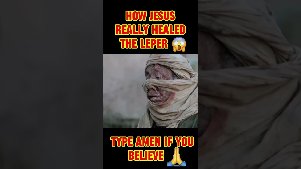 How Jesus REALLY Healed The LEPER 🙏 #shorts #god #jesus #heaven