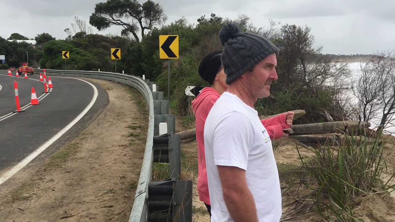 Inverloch Beach erosion Easter 2020