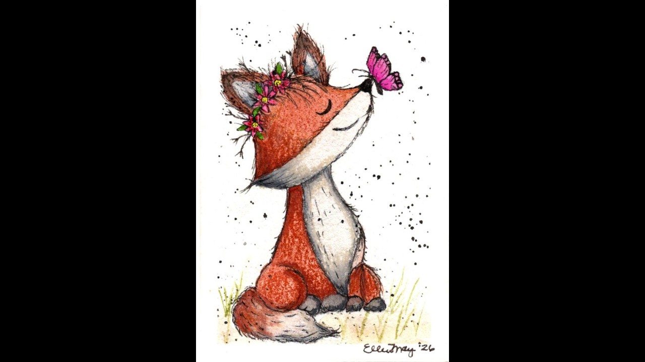 Fox TikTok Live Tutorial - Watercolor Tutorial