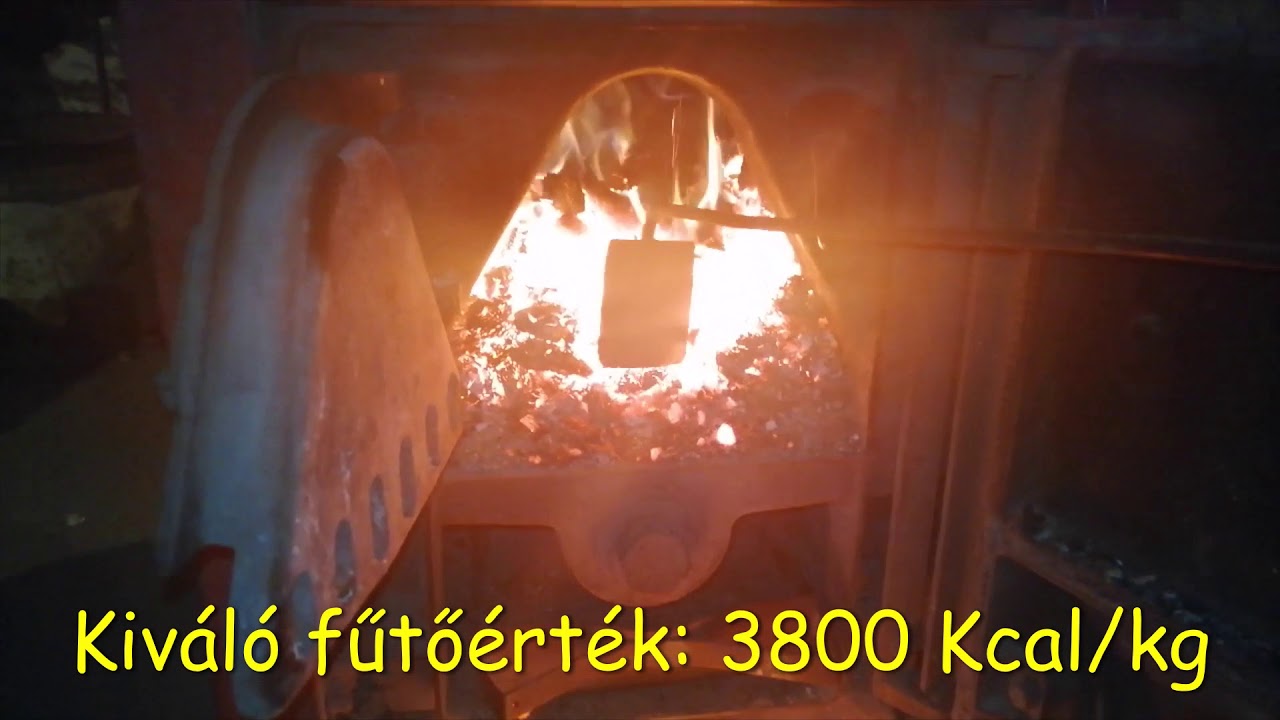 Putnoki mosott kocka-dió szén (25-80 mm) fűtés közben...