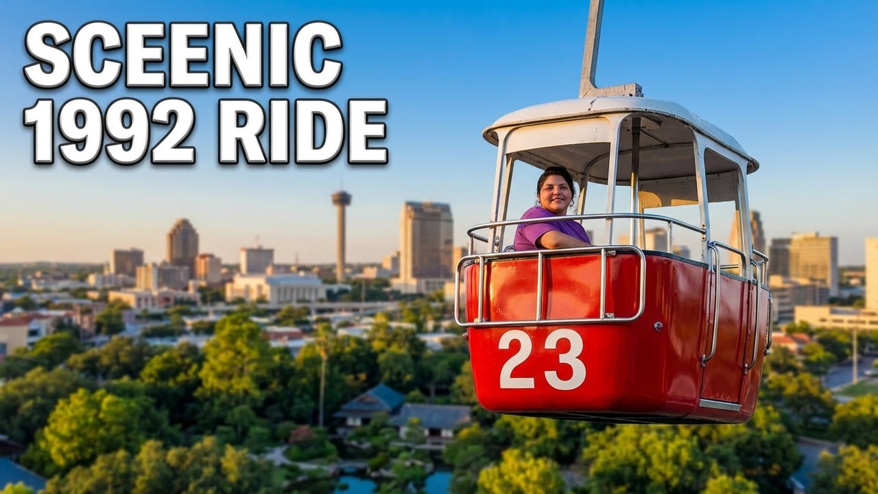 Flashback 1992 - San Antonio Brackenridge Sky Rides | Japanese Tea Garden