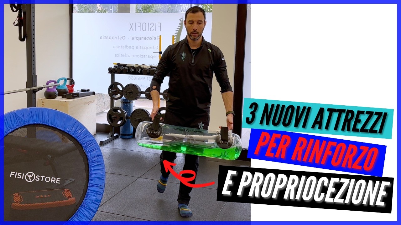 Esercizi di RINFORZO e PROPRIOCEZIONE e quali attrezzi acquistare per migliorare l'equilibrio