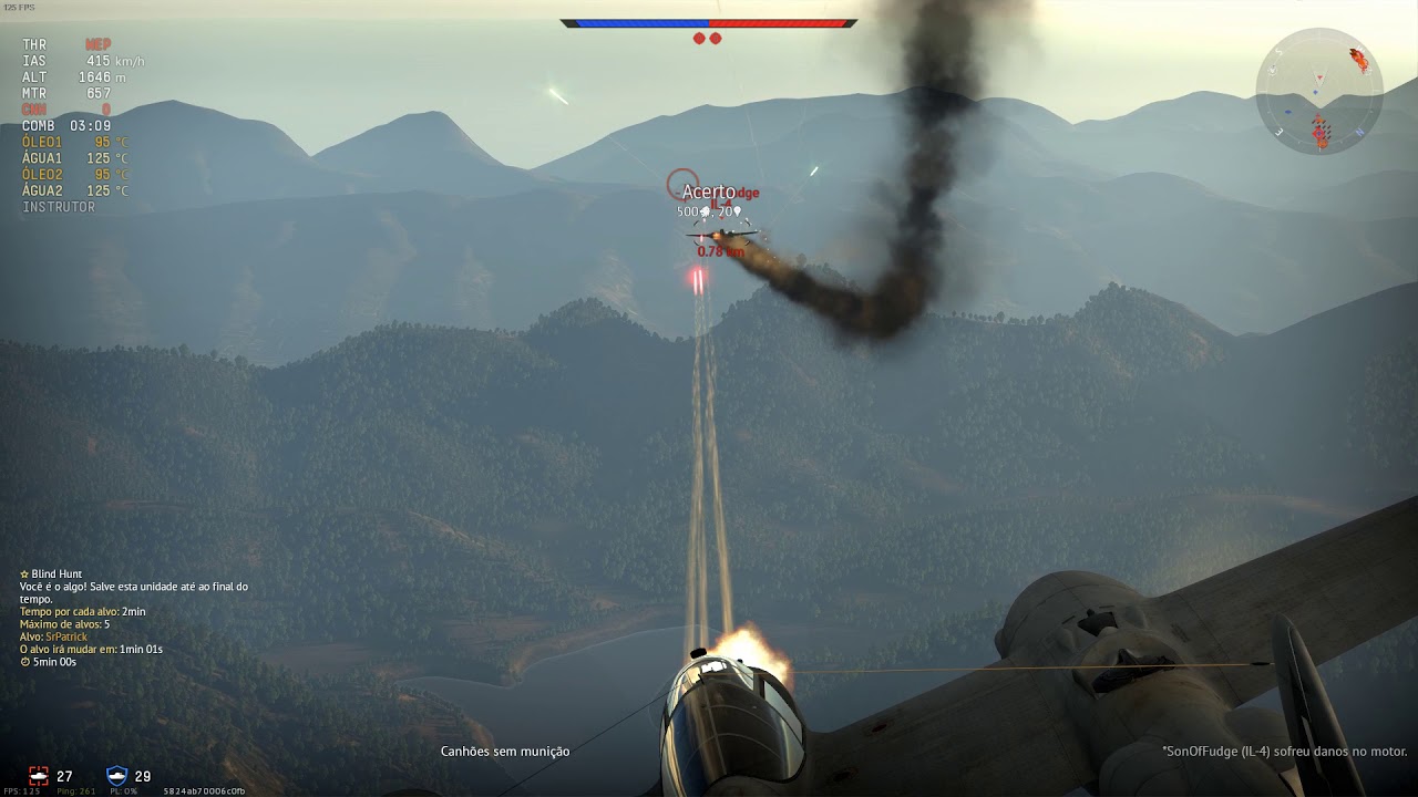 War Thunder XP 38G Kill IL4
