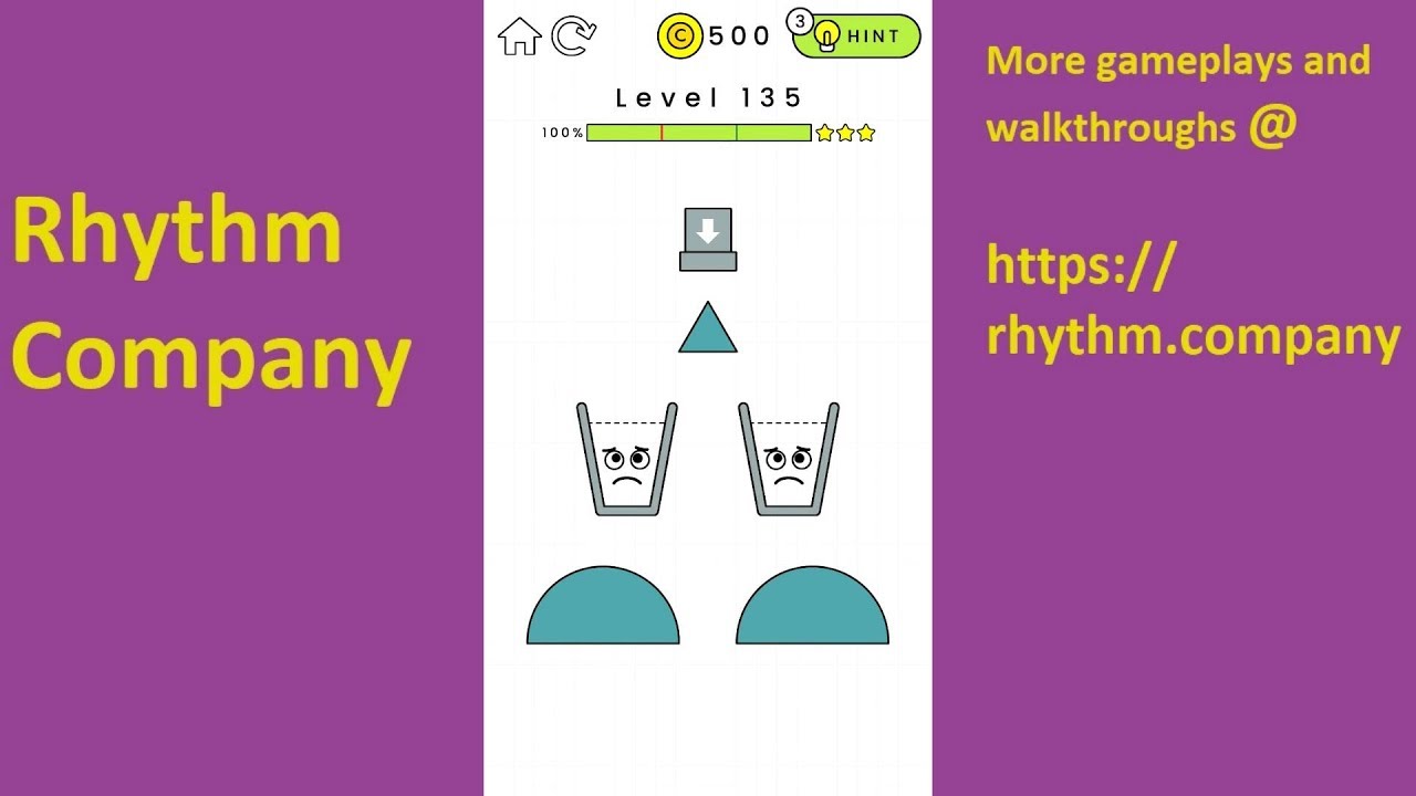 Happy Glass Walkthrough Solution Level 135