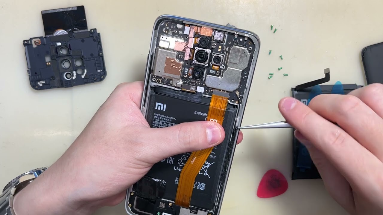 How to replace Xiaomi battery 紅米Note8pro更換電池 全新原廠電池 改善耗電膨脹