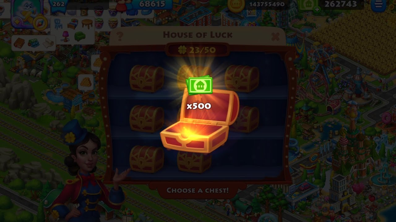 Township. House of Luck. Underrated? My winnings from 30 attempts.