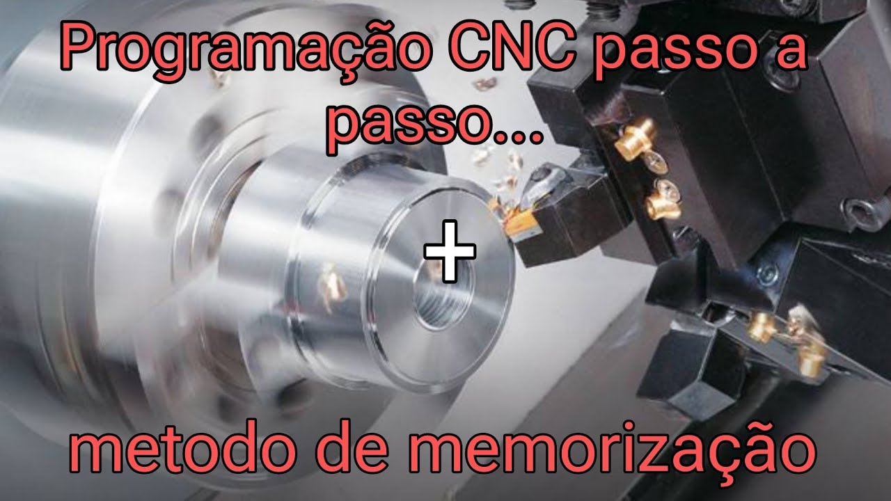 Programação completa torno CNC+ método de aprendizado de programação...