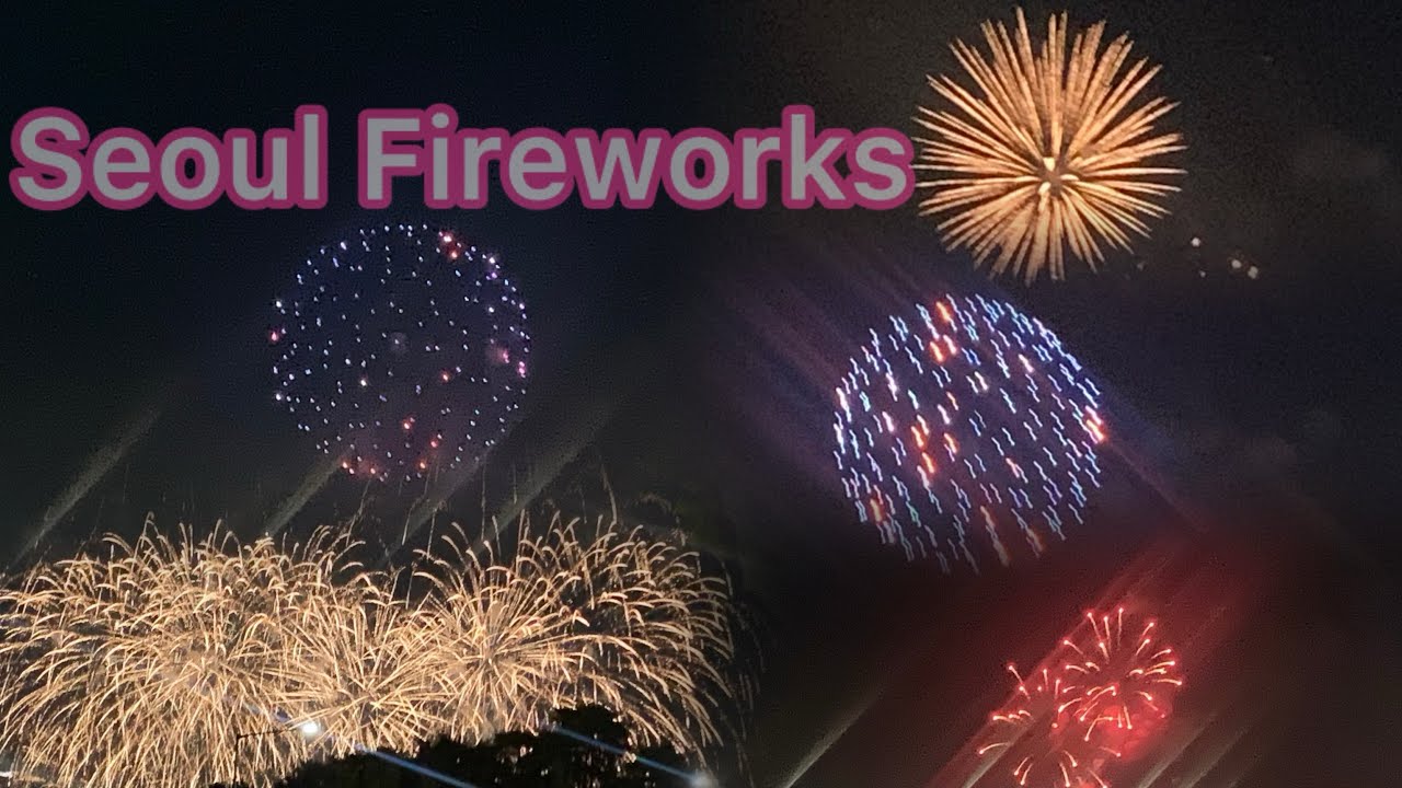 Seoul Han river Fireworks 2024